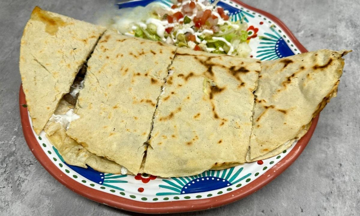 Marinated Pork Quesadilla