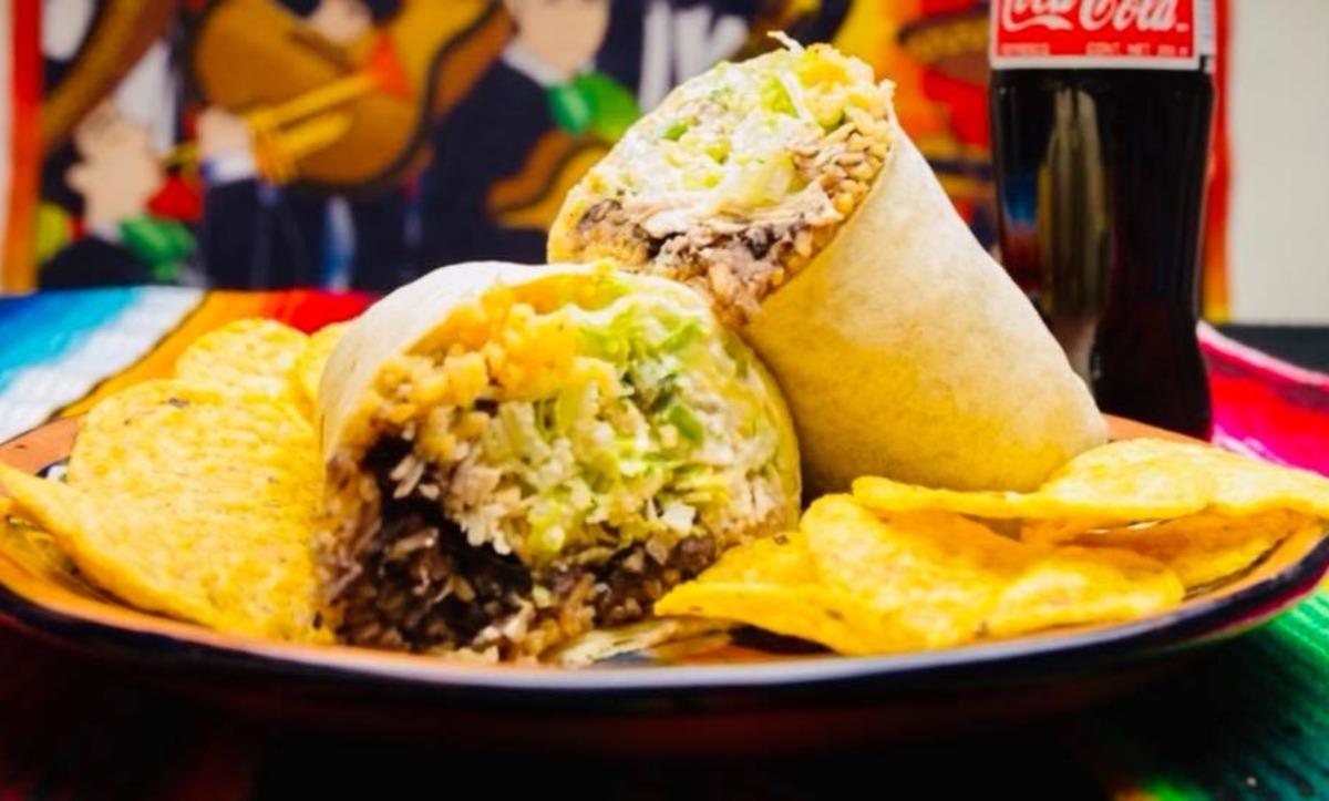 Marinated Pork Burrito
