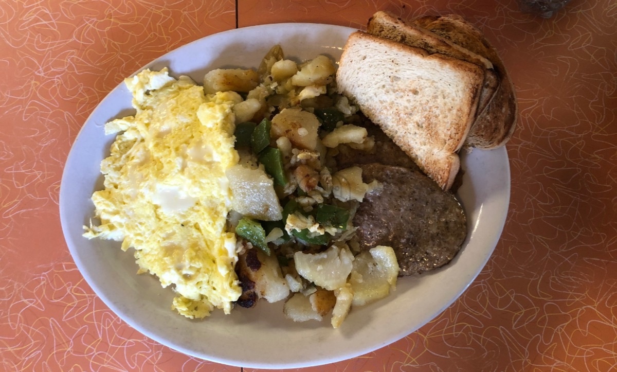 Two Eggs with Toast