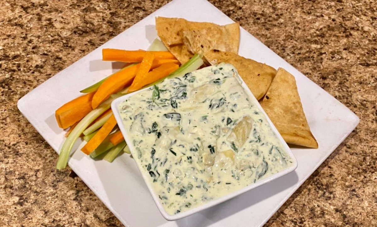 Spinach Feta Artichoke Dip