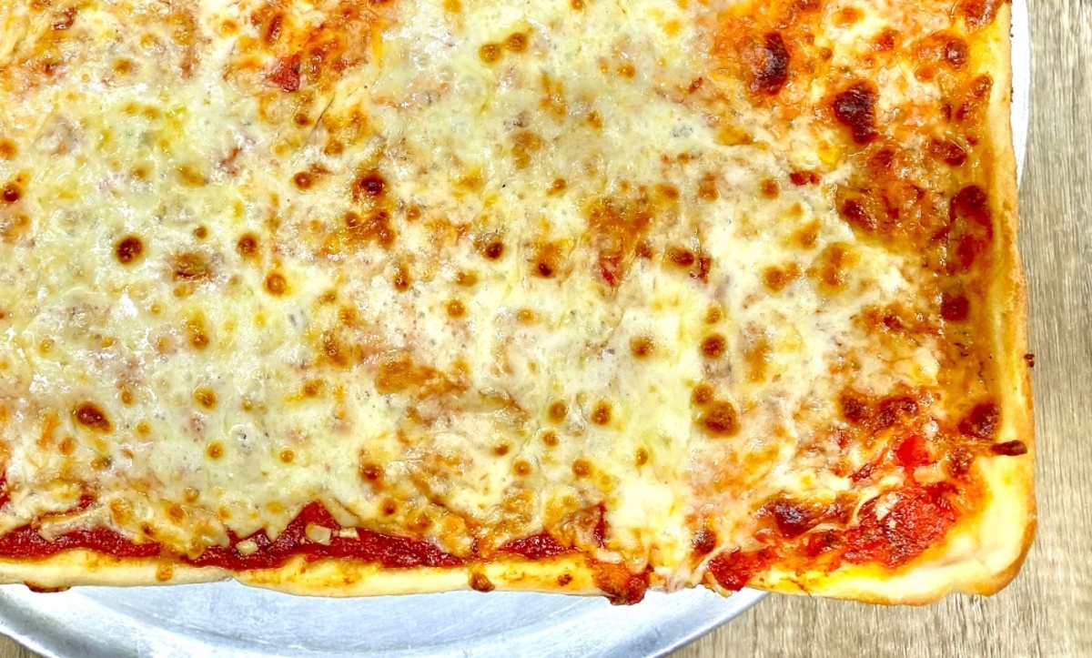 12 Cut Square Cheese Pizza