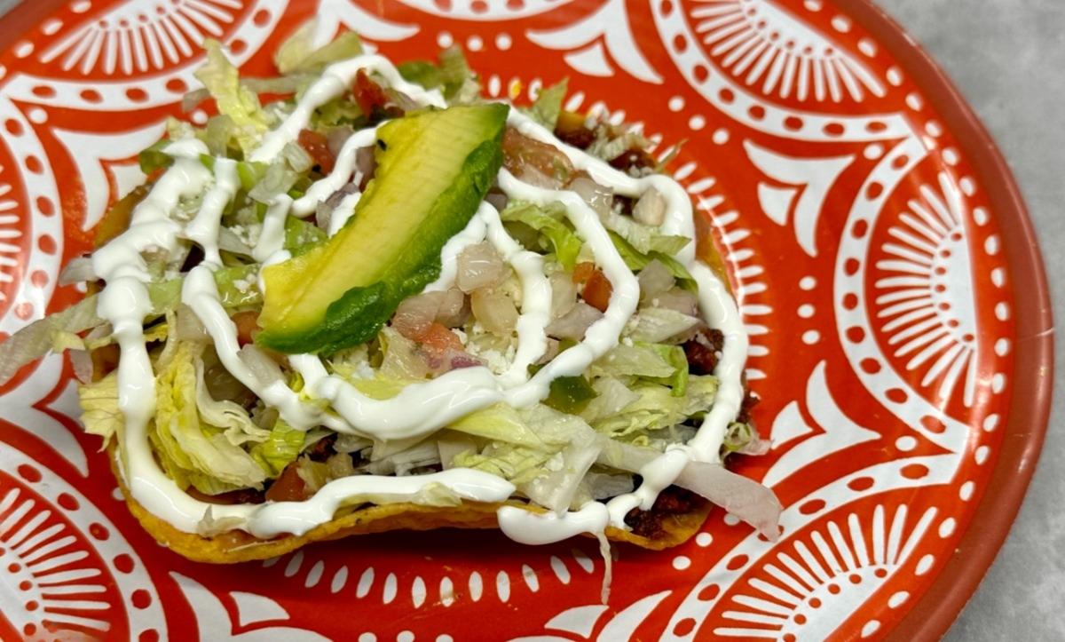 Chorizo con Papas Tostada