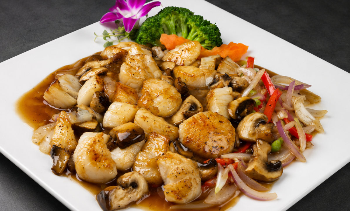 Scallop Teriyaki