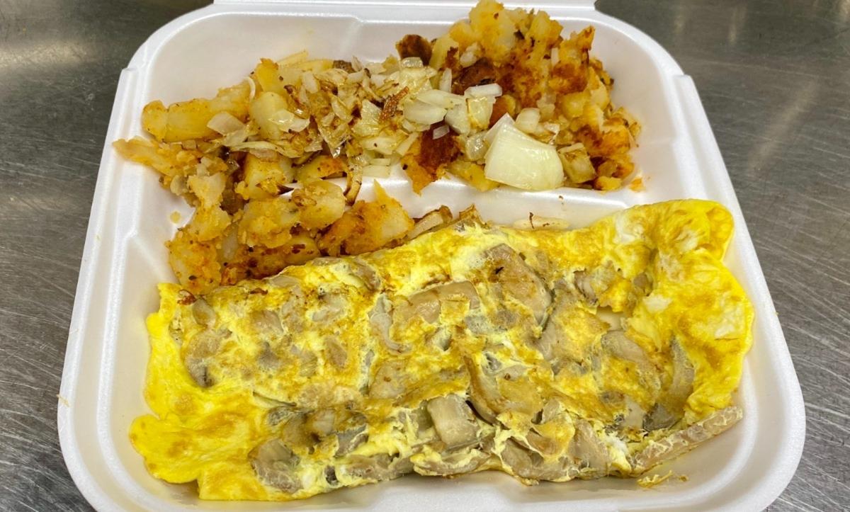 Mushroom & Cheese Omelette