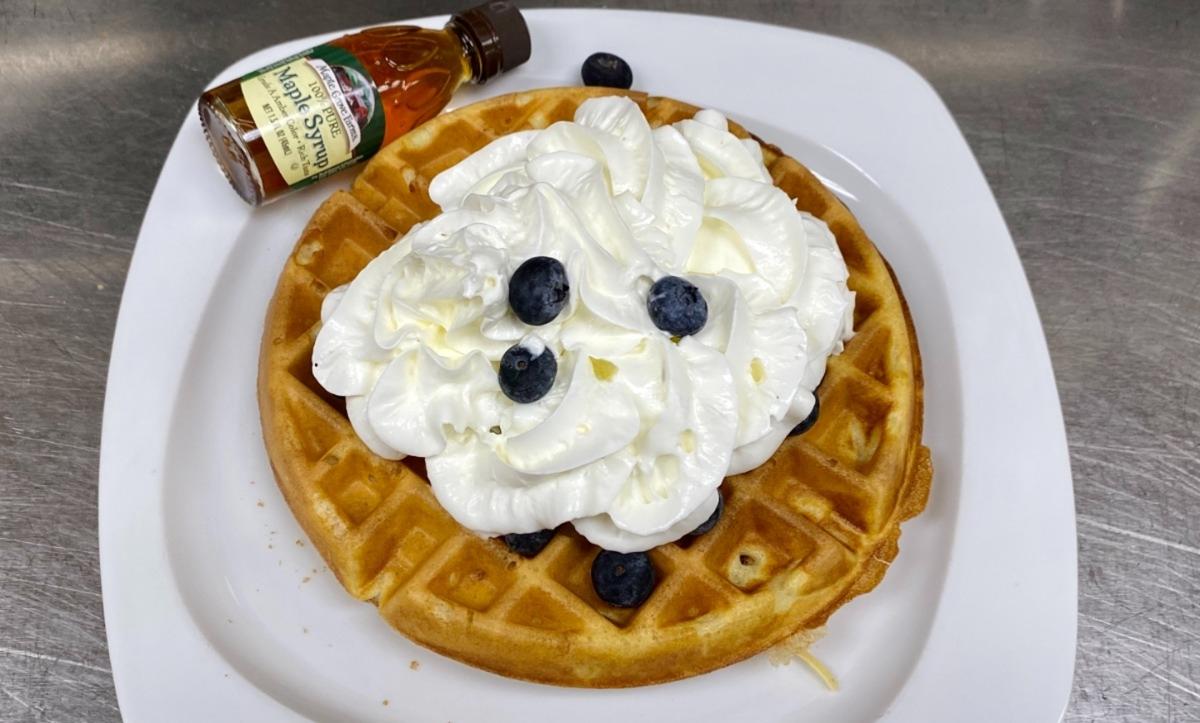Belgian Waffle w/ Fruit