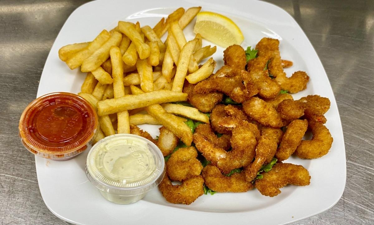 Fried Shrimp in a Basket