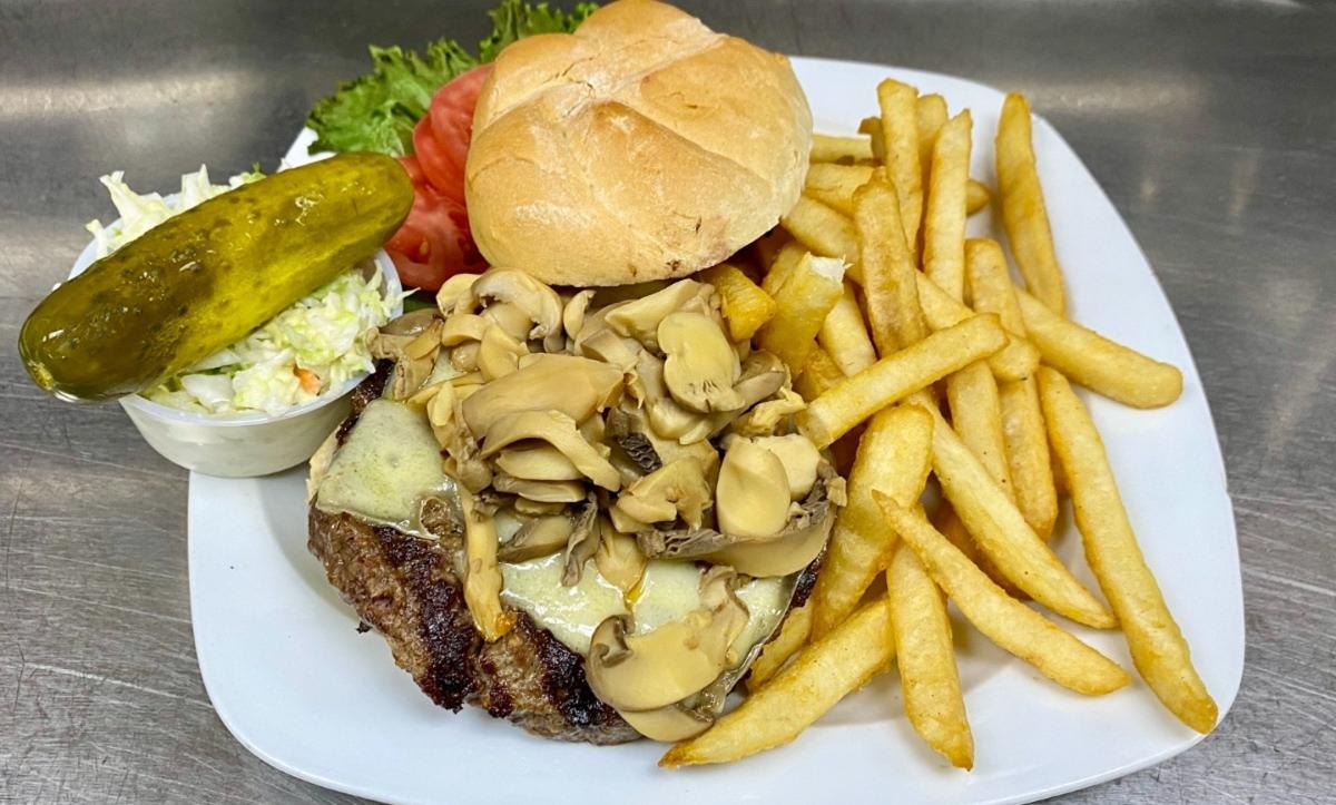 Mushroom & Swiss Burger