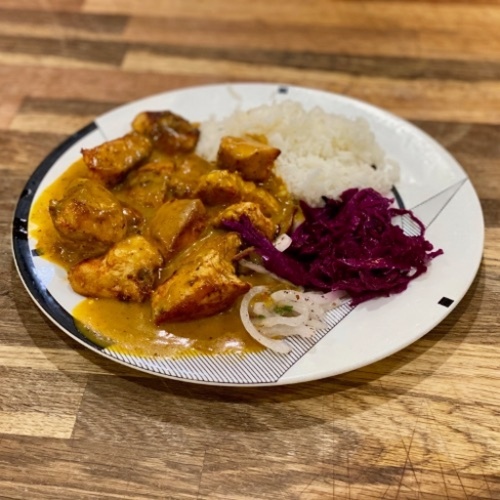 Chicken with Curry Sauce