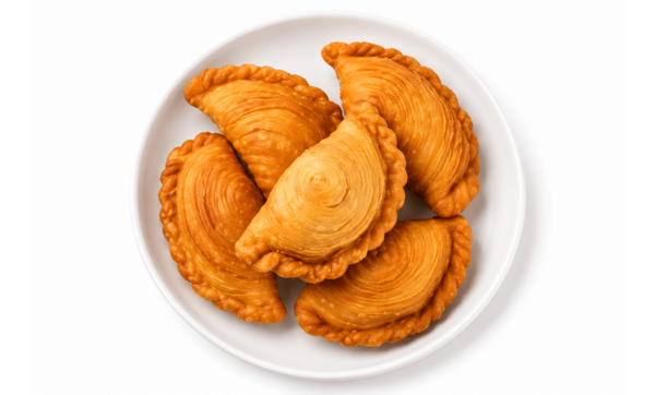 Thai Orchid Curry Puffs (6)