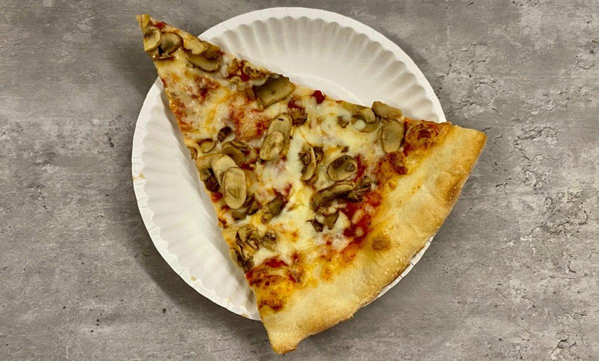 Slice of Mushroom Pizza
