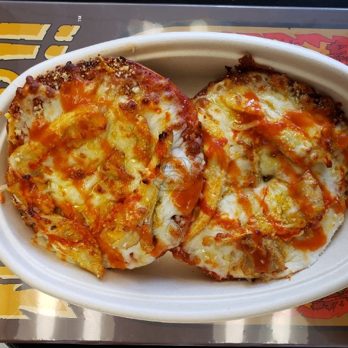 Buffalo Chicken Pizza Bagel