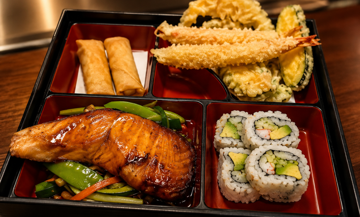 Salmon Teriyaki Dinner Bento