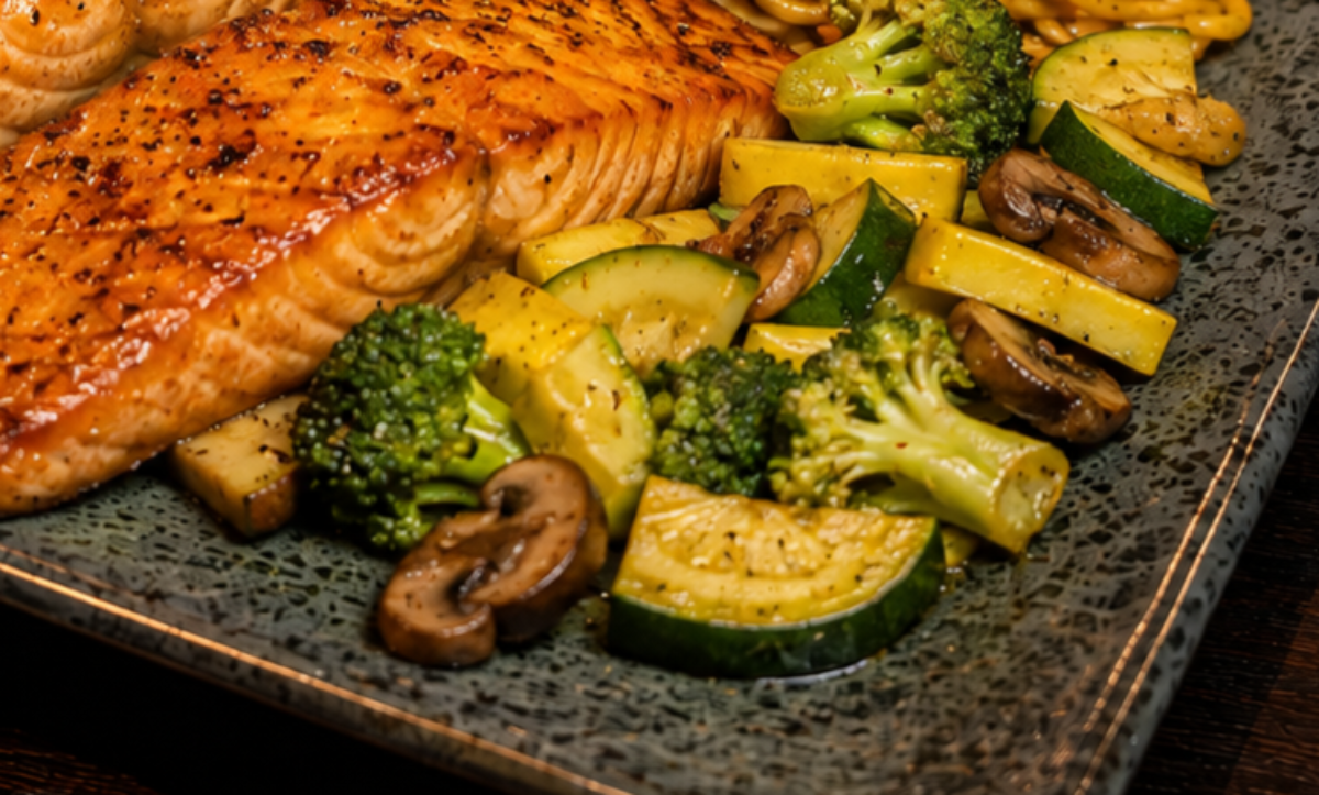 Kid's Hibachi Salmon