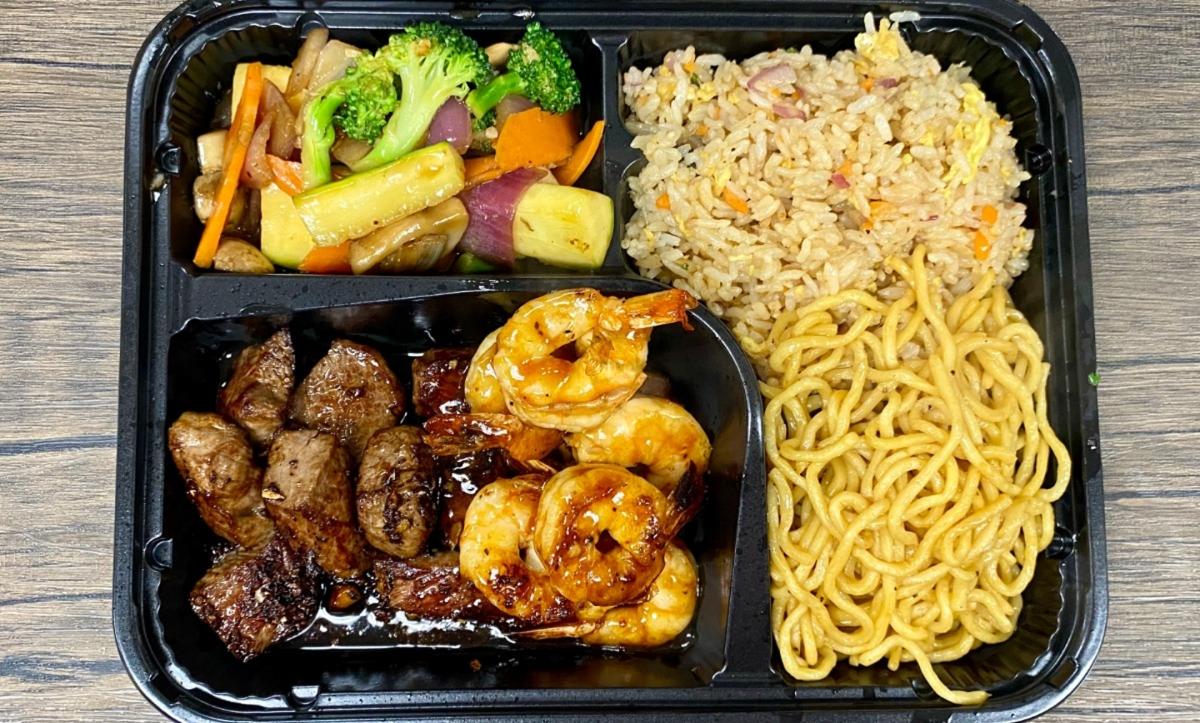 Filet Mignon & Shrimp Hibachi Combination