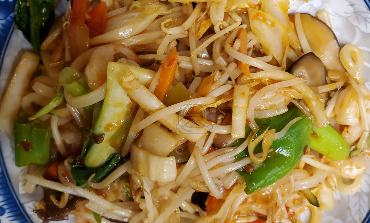 N14. Spicy Shrimp Udon