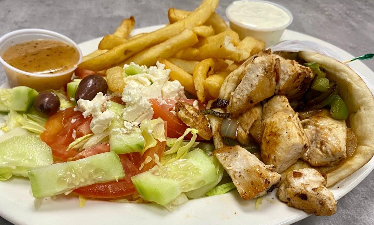 Chicken Souvlaki Sandwich