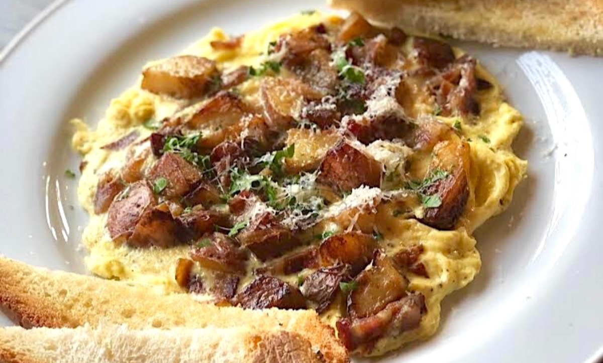 Frittata with Potato & Bacon