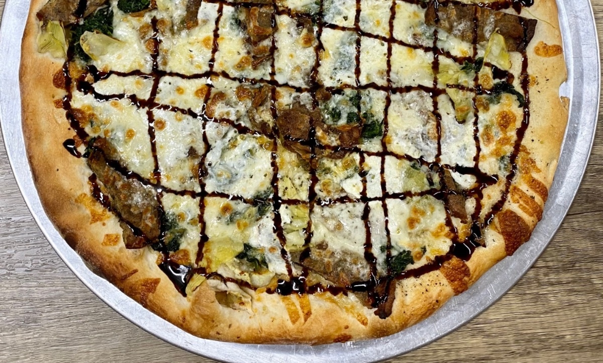 Eggplant Tuscan Pizza