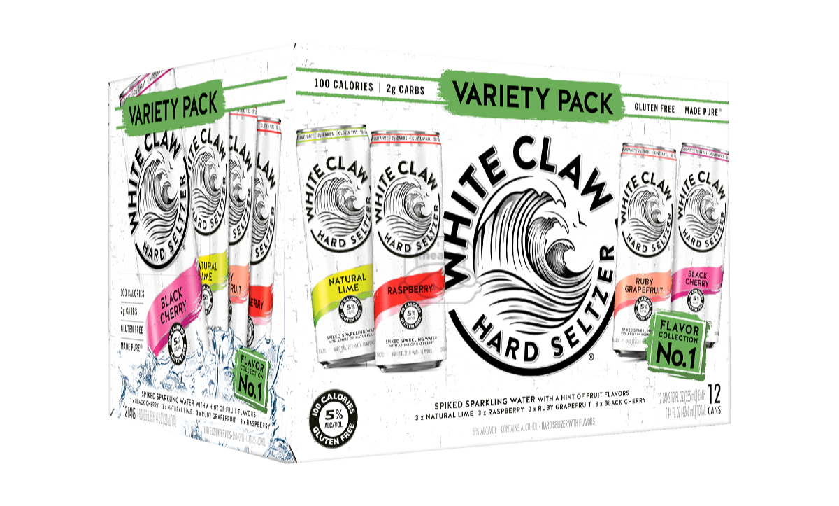 White Claw Seltzer #1 Variety (12-Pack)