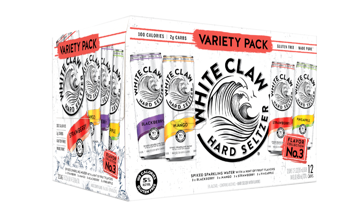 White Claw Seltzer #3 Variety (12-Pack)