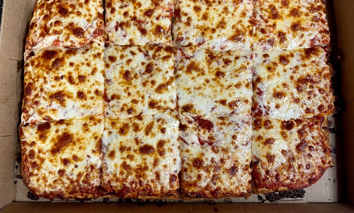Sicilian Pan Cheese Pizza (12 Cut)