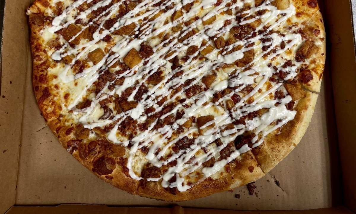 Chicken Bacon Ranch Pizza