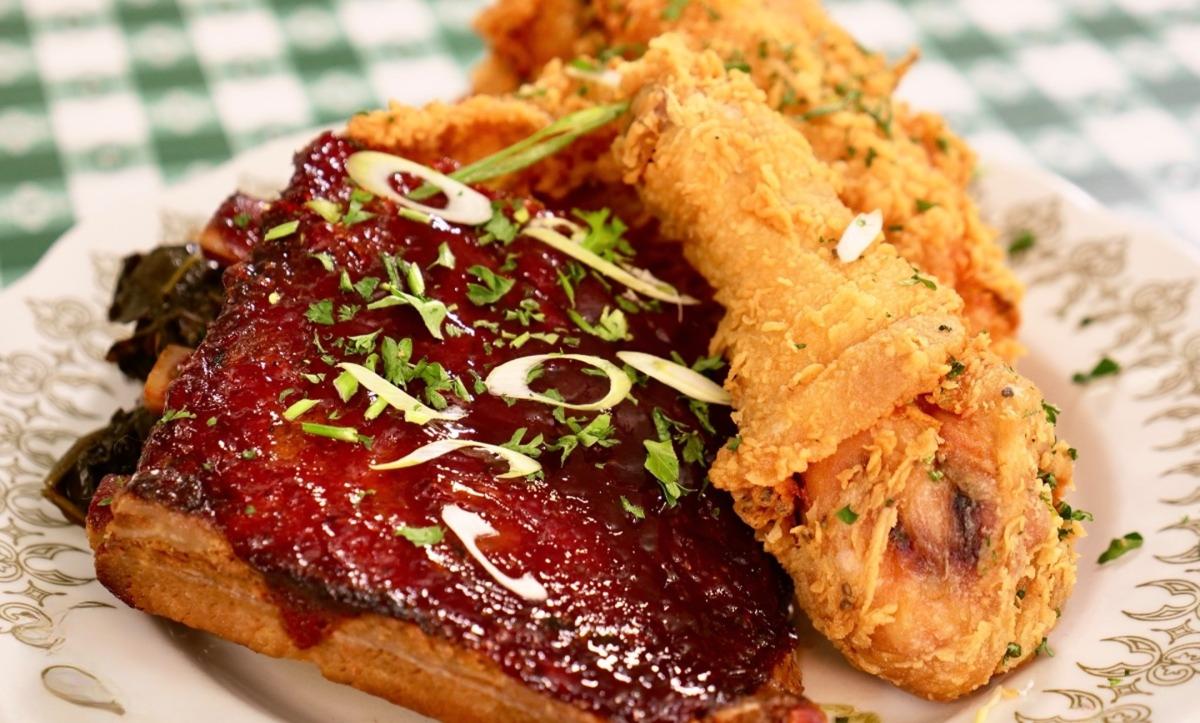 Fried Chicken & Ribs Combo