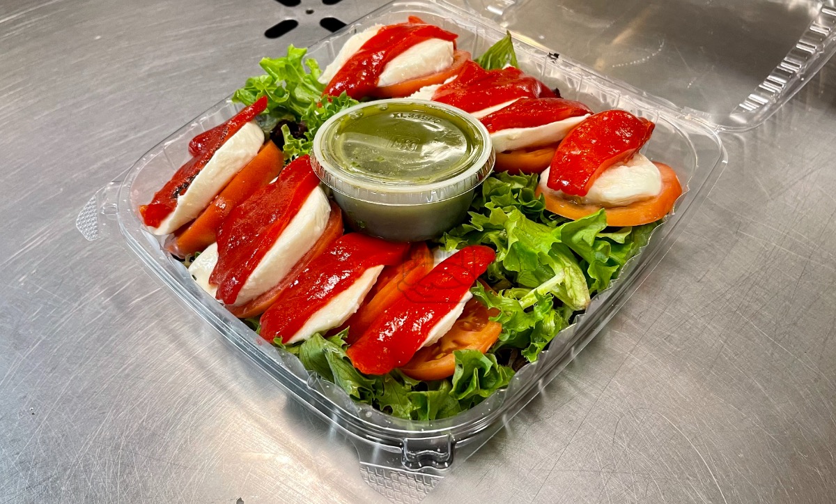 Sliced Tomato, Mozzarella & Roasted Red Peppers