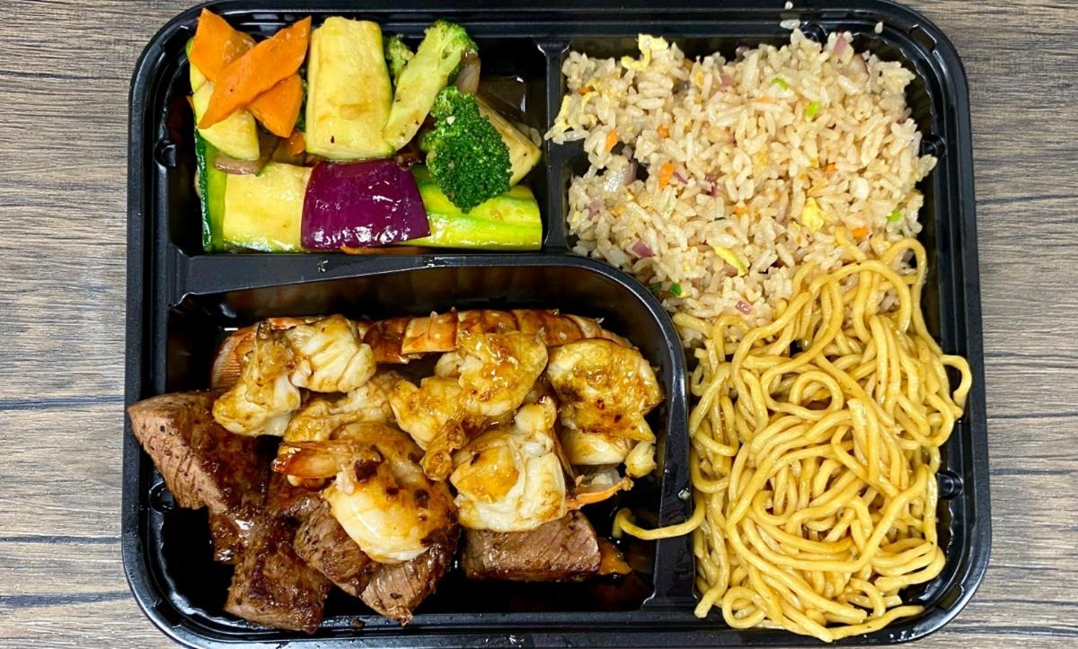 Filet Mignon & Lobster Hibachi Combination