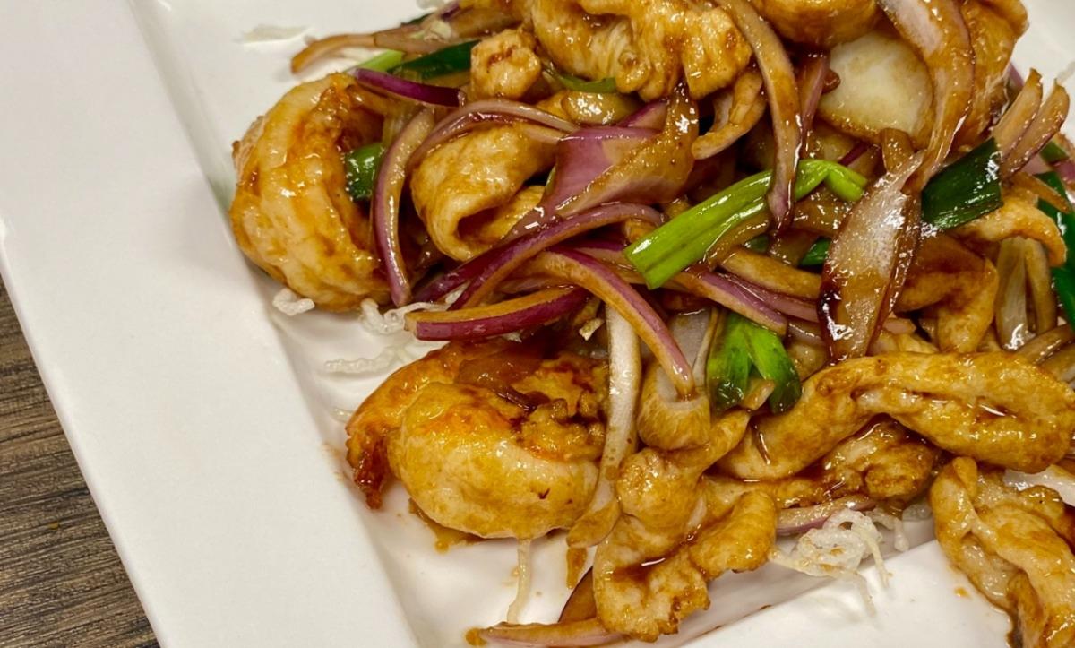 Stir-Fried Seafood & Chicken