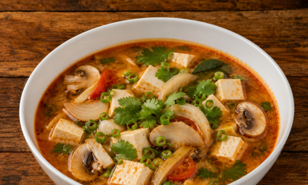 Tom Yum Tofu soup