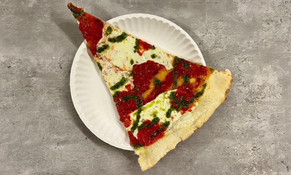 Slice of Margherita Pizza