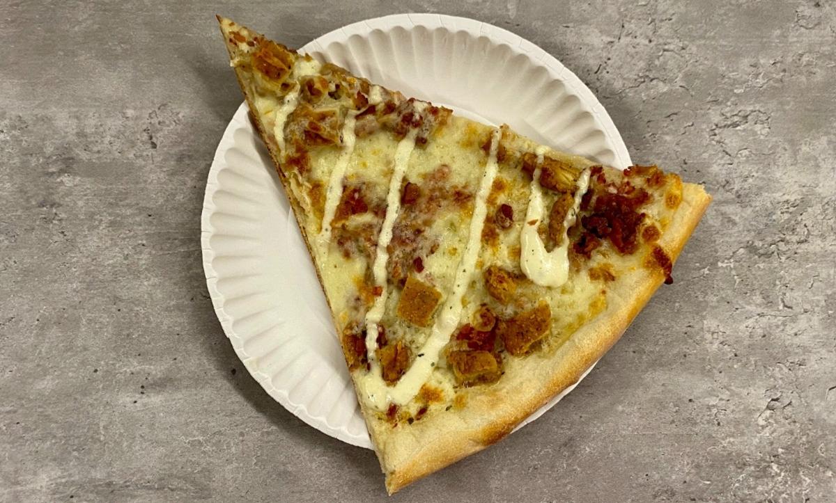 Slice of Chicken, Bacon, Ranch Pizza