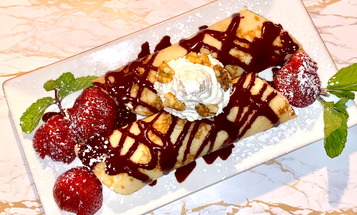 Strawberry Mascarpone Crepes