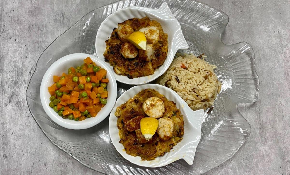 Broiled Sea Scallops