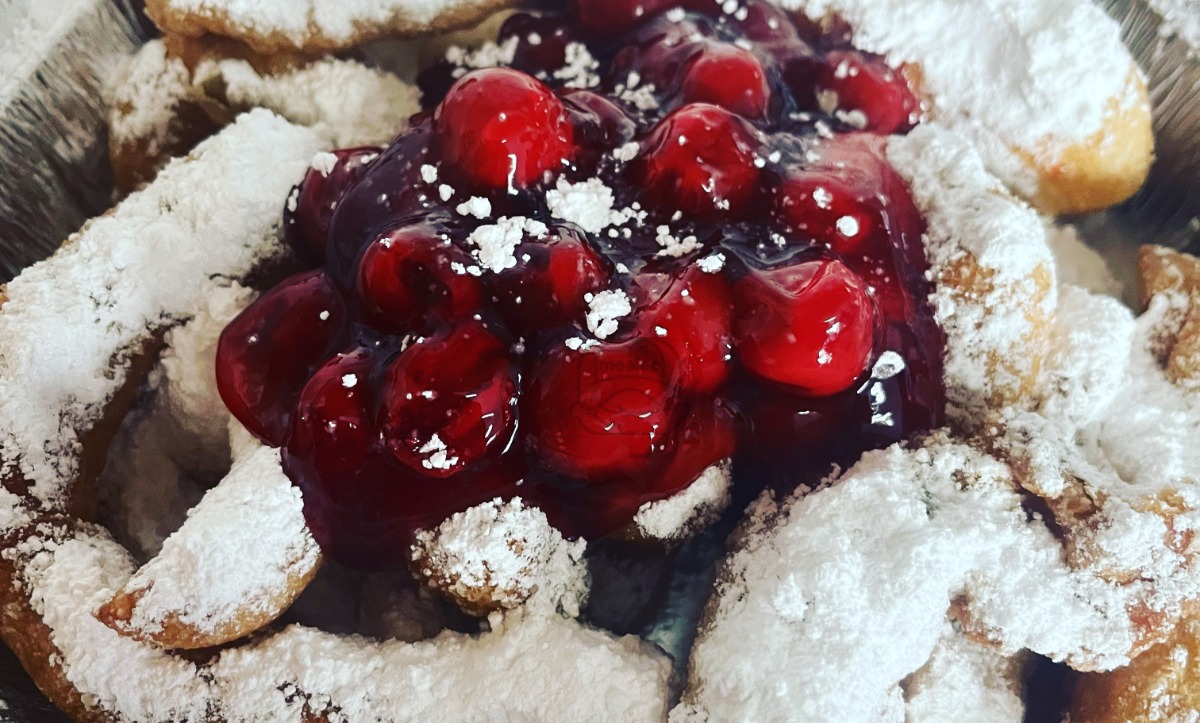 Cherry Fried Dough (New item!)