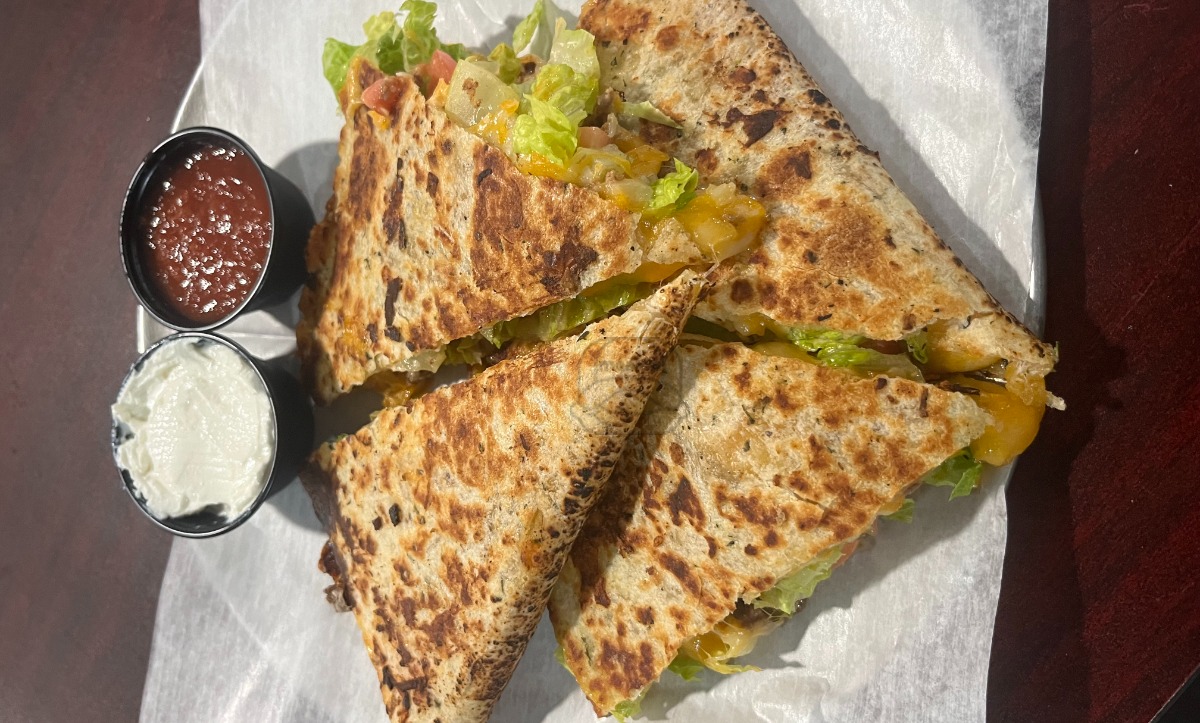 Cheeseburger Quesadilla