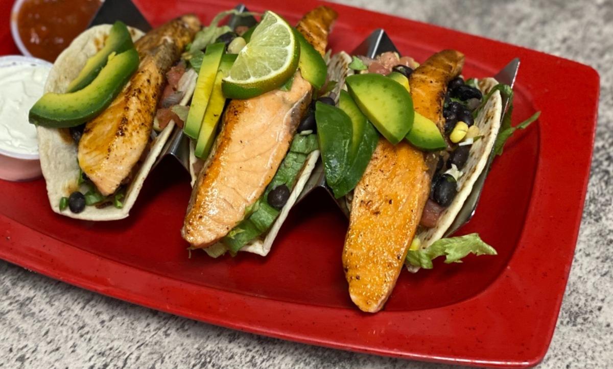 Blackened Salmon Tacos