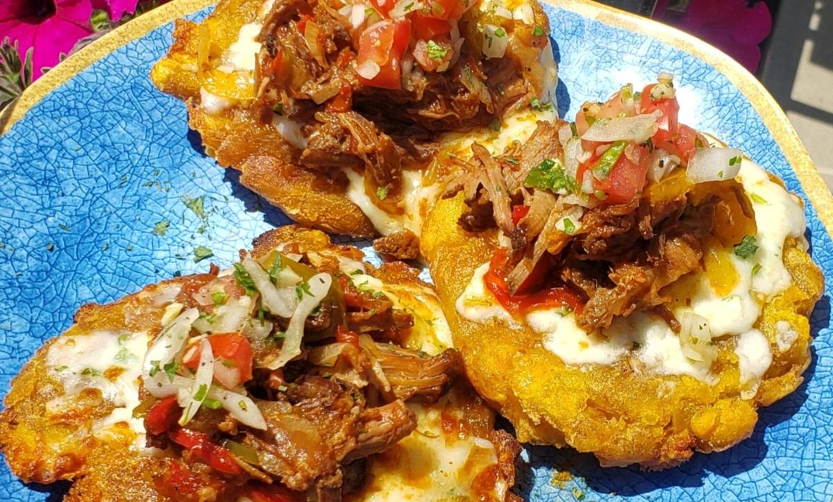 Cuban Beef Tostones