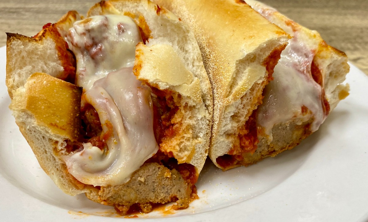 Meatball Parmigiana Sub