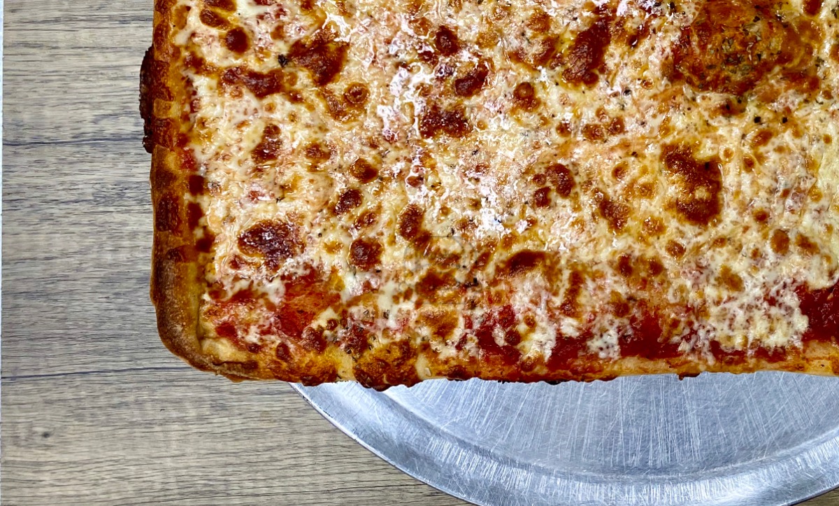 12-Cut Square Cheese Pizza