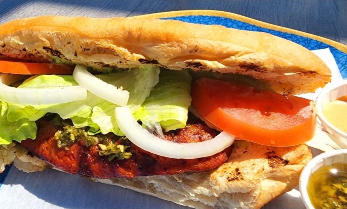 Grilled Spicy Chorizo Sandwich-fries