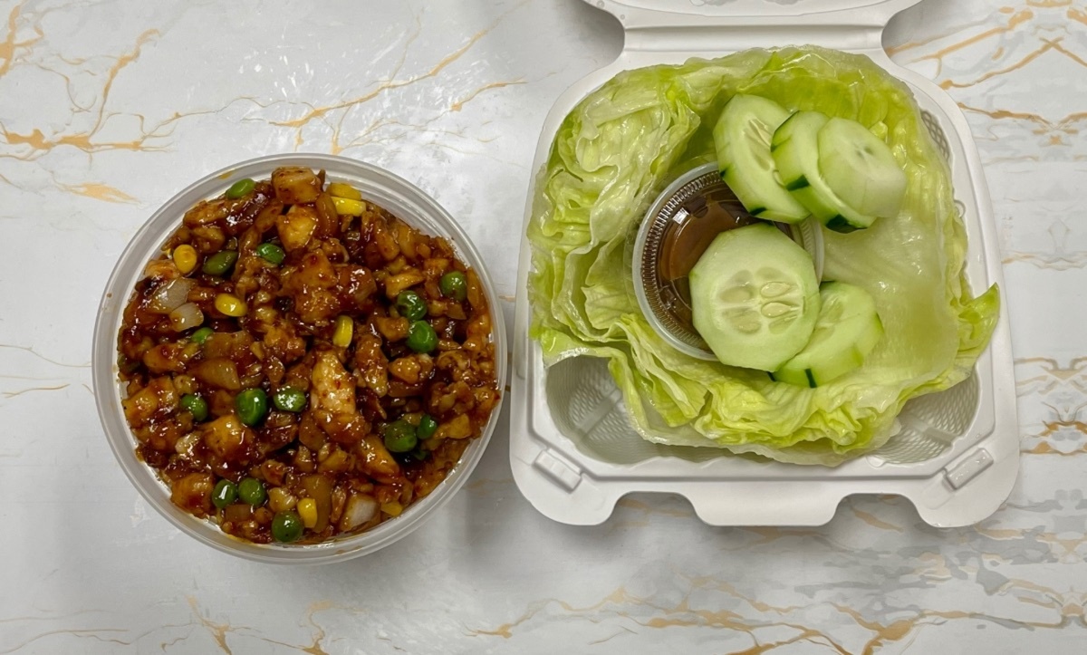 Thai Chicken Lettuce Cup