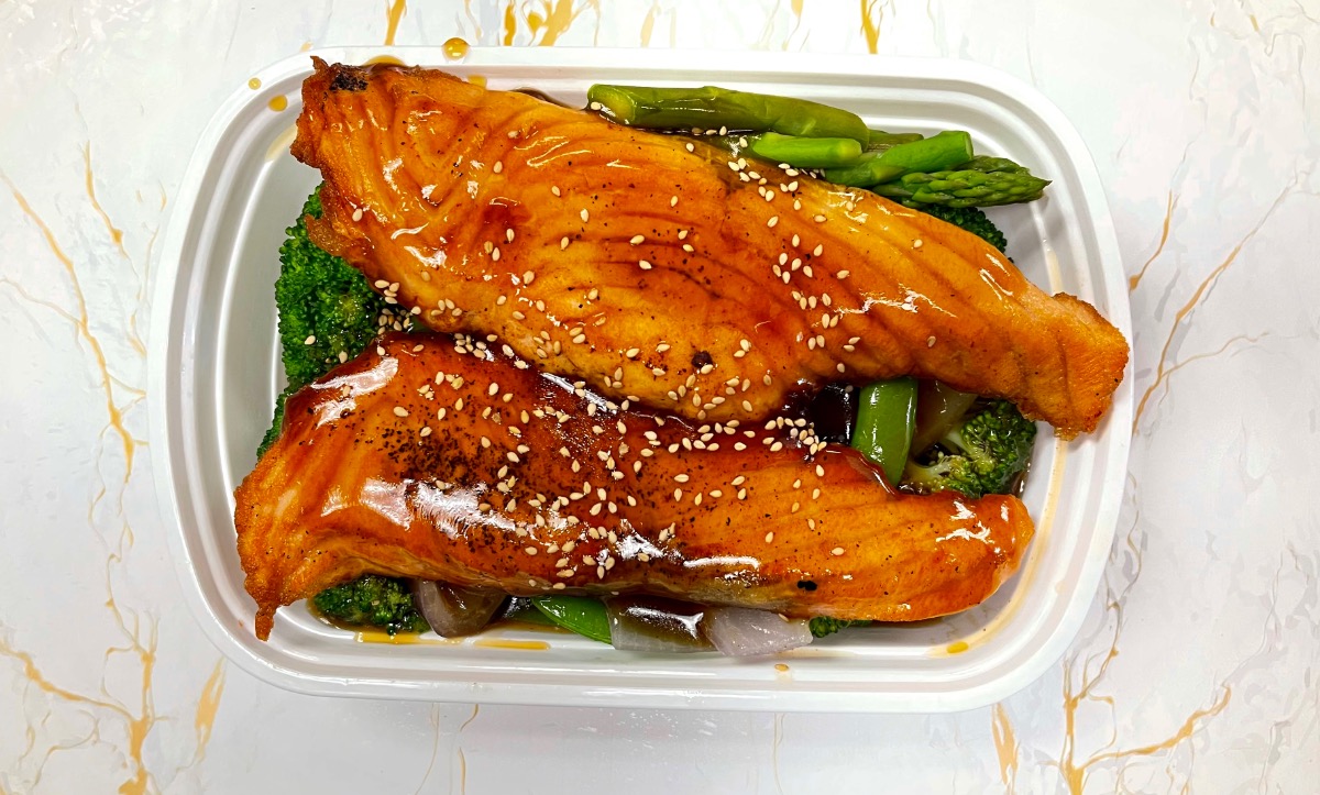 Salmon Teriyaki Dinner
