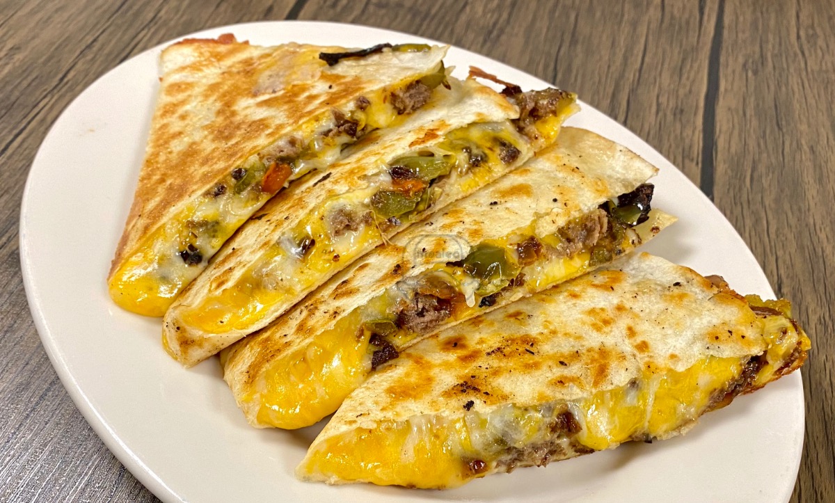 Steak, Peppers & Onions Quesadilla