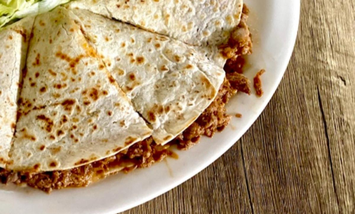 Shredded Chicken Quesadilla
