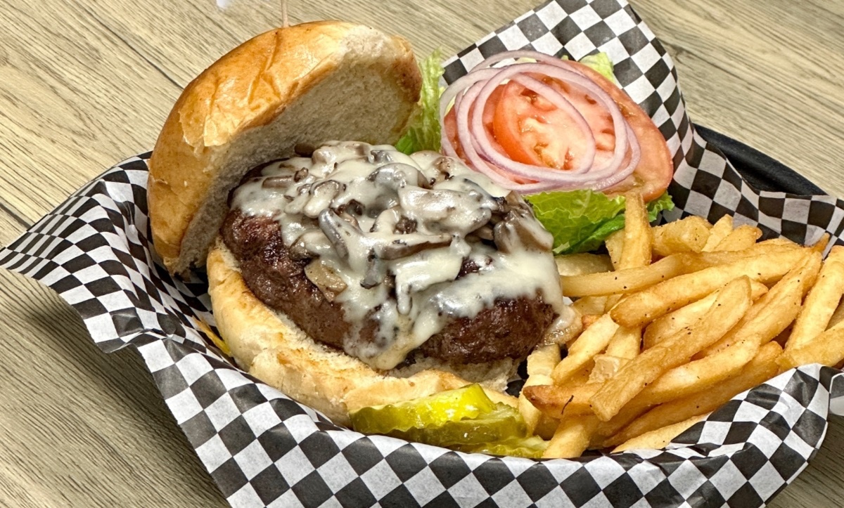 Mushroom Swiss Burger