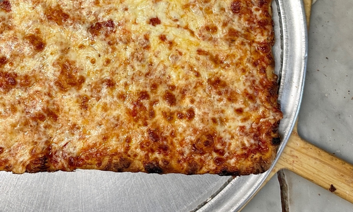 12 Cut Sicilian Cheese Pizza