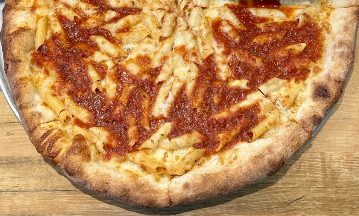 Baked Ziti Romano Pizza