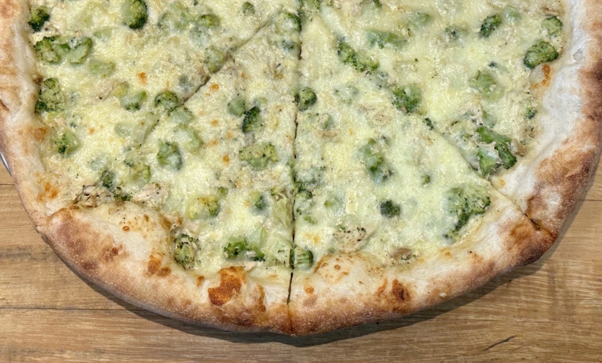 Chicken Marsala w/ Broccoli Pizza